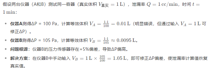 泄漏率公式修正 廣州卡輪自動(dòng)化裝備有限公司